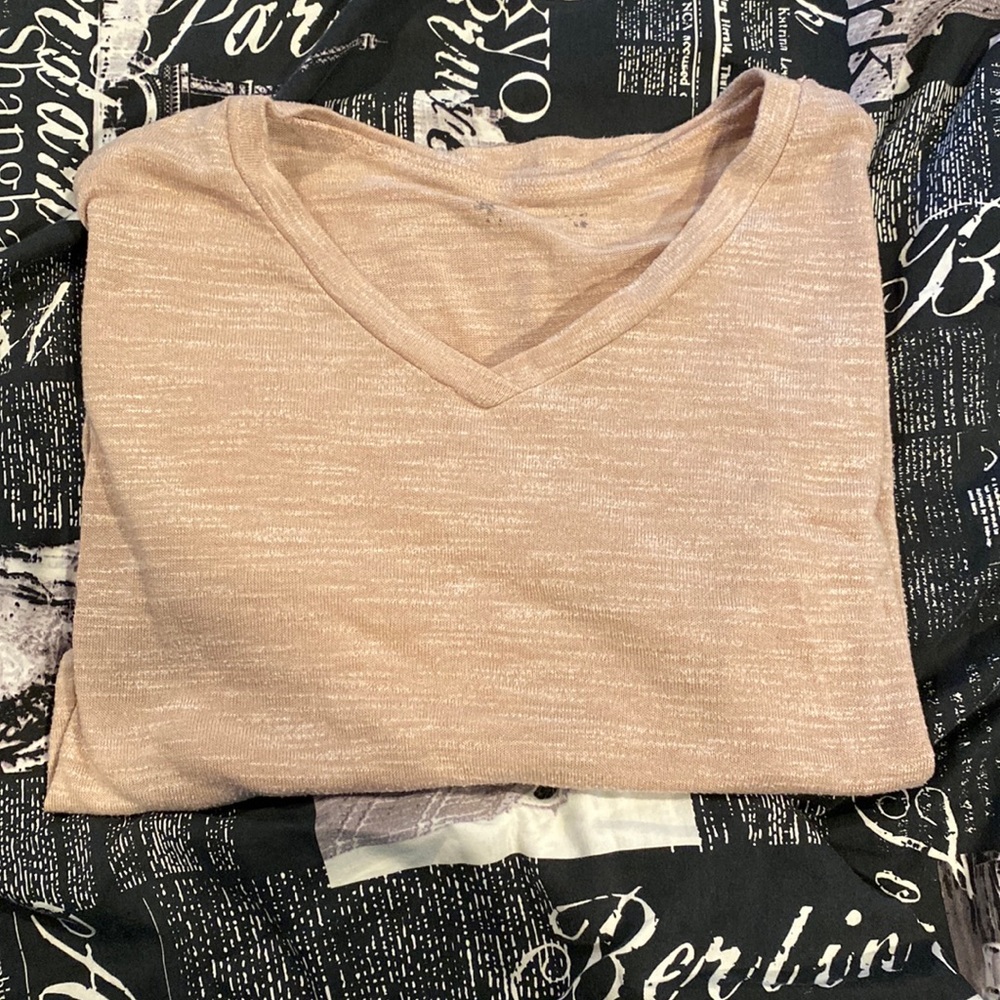 Pink V Neck